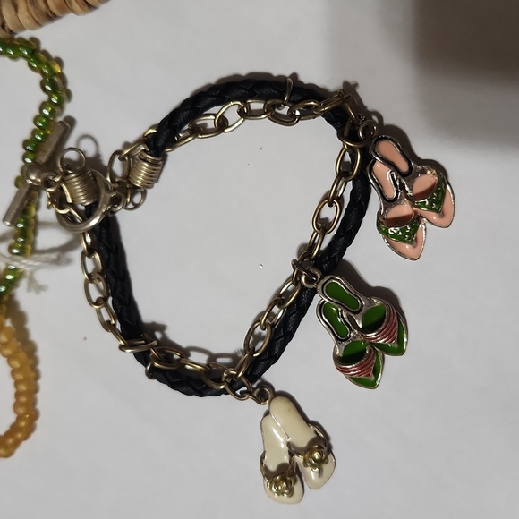 Beachy boho bracelet lot 90s - Picture 2 of 3